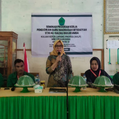 Mahasiswa KKLP PGMI STAI Al-Gazali Bulukumba Gelar Seminar, Kepala MIN 1 Bulukumba Titip Harapan