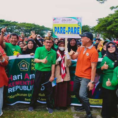 Keseruan HAB ke-77, Kemenag Parepare dan Wajo Tanpa Sekat