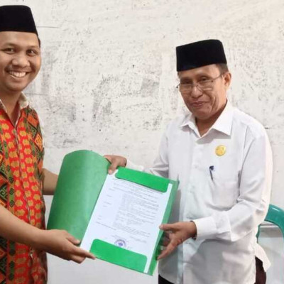 Nurdin Samad Resmi Menjabat Pelaksana Tugas Kepala MTs DDI Labukkang Raya
