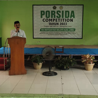 Porsida Competition Tahun 2023 Digelar Di MA Wathaniyah Belopa