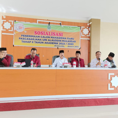 Kepala MIN 1 Bulukumba Hadiri Sosialisasi Penerimaan Calon Mahasiswa UIN Makassar di PLHUT