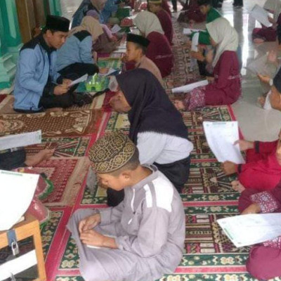 51 Santri Asah Otak di Munaqasyah TPQ Parigi