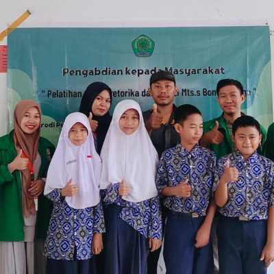 Siswa MTs Bontosunggu Dapatkan Materi Retorika Dakwah Pagi Ini