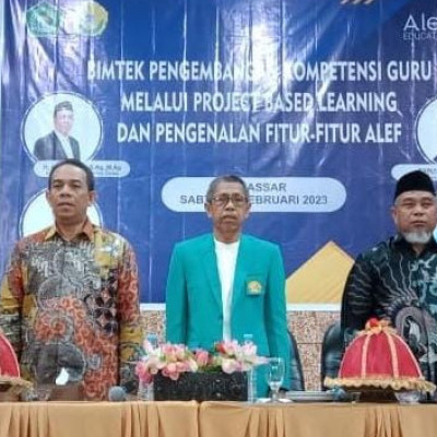 Kakankemenag Gowa Buka Bimtek Pengembangan Kompetensi Guru Madrasah