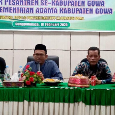 Seksi PD Pontren Kemenag Gowa Gelar Penguatan Lembaga Pendidikan Islam