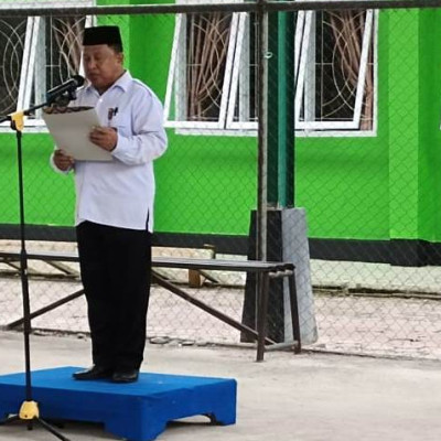 MIN 3 Luwu Pelaksana Upacara Penghormatan Bendera Dan Doa