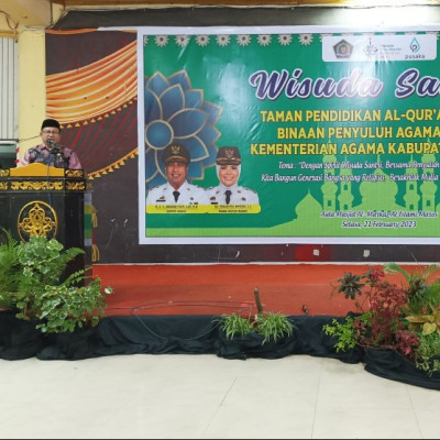 Pokjaluh Maros Gelar Wisuda Akbar, Diikuti 1003 Santri TPQ