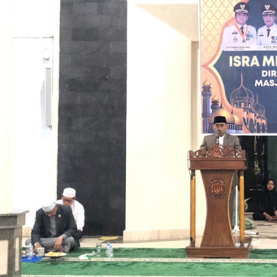 Penekanan Kakan Kemenag Barru Bagi Pengurus Baru Masjid Agung Nurul Iman