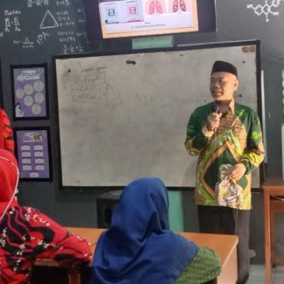 Peserta Didik MTsN Gowa Ikuti Sosialisasi Bahaya Rokok