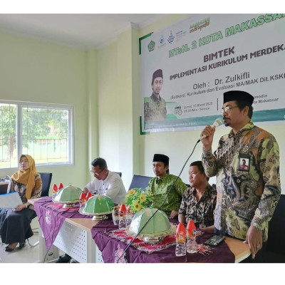 MTsN 2 Kota Makassar Adakan Bimtek Implementasi Kurikulum Merdeka (IKM)