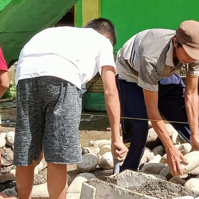 Tambah Sarpras, Pontren As’adiyah Galung Beru Bangun Tribun