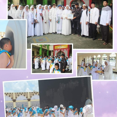Kenalkan Urutan Pelaksanaan Haji Sejak Dini, Puluhan Siswa MIN 1 Kota Makassar Gelar Manasik Haji