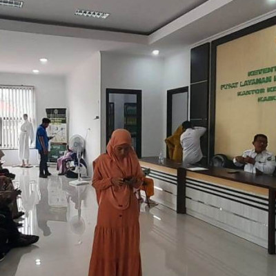 Ratusan JCH Datangi Kantor Kemenag Luwu