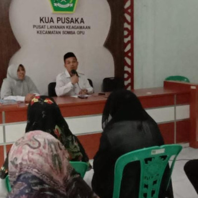 Kepala KUA Somba Opu : "Briefing Pagi Satukan Visi dan Persepsi"