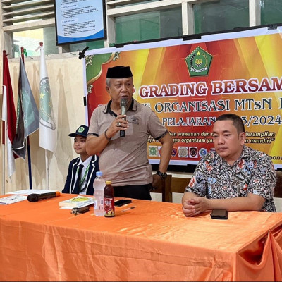 OSIM MTsN 1 Bone Gelar Up Grading Bersama Pengurus Organisasi