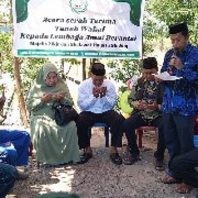 Kepala KUA Ma'rang Menghadiri Penyerahan Tanah wakaf Lembaga Amal Berantai Majelis Dzikir dan Shalawat