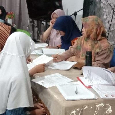 Lulus, Calon Peserta Didik Baru MTsN Gowa Semangat Daftar Ulang