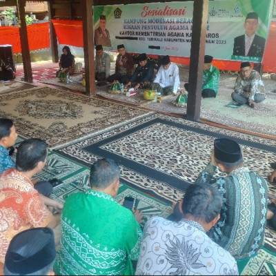 Sosialisasi Kampung Moderasi Beragama di Maros Berlangsung di Rumah Adat Kakaraengang Turikale