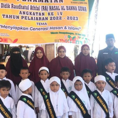 RA Hasan Al Banna Gowa Gelar Penamatan Studi