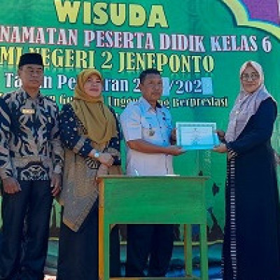 MIN 2 Jeneponto  Gelar Wisuda  dan  Anugrah Adiwiyata Tingkat Kabupaten