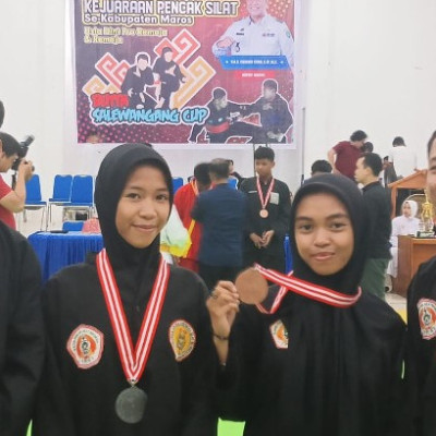 Bertalenta, Santri DDI Cambalagi Sabet 4 Medali di Kejuaran Pencak Silat Butta Salewangan Cup