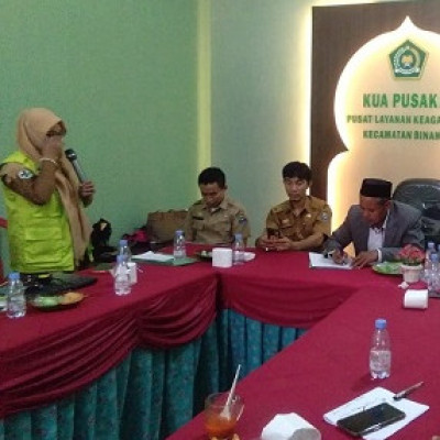 Kua Kecamatan Bersama PKM Binamu  Kota Teken MOU