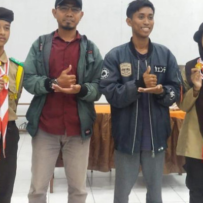 Siswa MA Al Badar Bilalang Parepare Dapat Tanda Pramuka Garuda