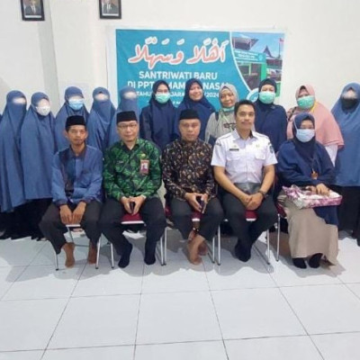 Wujudkan Pondok Pesantren Sehat, PPTQ Imam An-Nasa'i Gowa Terima Kunjungan Tim BTKLPP