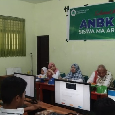 Lancar, Pelaksanaan ANBK di MA Arifah Gowa