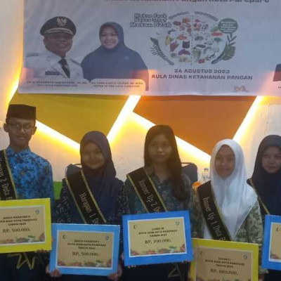 Siswi MTs DDI Lil Banat Raih Juara II pada Ajang Pemilihan Duta Pangan B2SA Kota Parepare