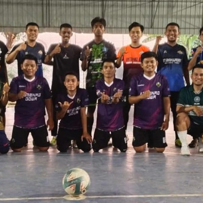 Jajal Kekuatan di Laga Persahabatan Tim Futsal, PPTQ An-Nail VS Kemenag Gowa