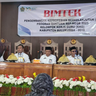 Tingkatkan Kompetensi Profesional, Lima Guru MIN 1 Bulukumba Ikuti Bimtek PKB REF-MEQ Tahun 2023