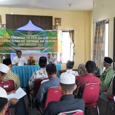 Kepala KUA Gantarang Pimpin Pembentukan Pengurus Badan Kesejahteraan Masjid di Kecamatan Gantarang