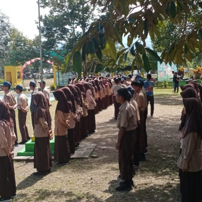 Perdana Latihan Blok Pangkalan MTsN 2 Bulukumba Gudep 03-019-03-020 Berjalan Lancar