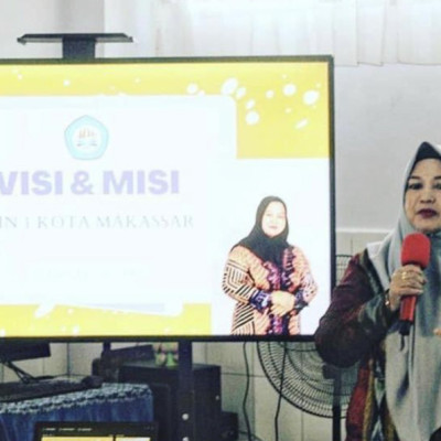 Kakankemenag Sambut Tim Penilai Kinerja Kepala Madrasah (PKKM) MIN 1 Kota Makassar