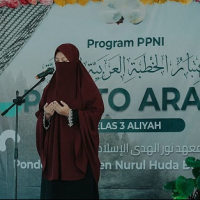 Ponpes Nurul Huda Gelar Ujian Pidato Bahasa Arab