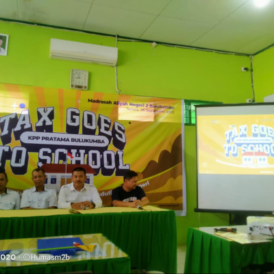 KPP Pratama Sasar MAN 2 Bulukumba dengan Program "Tax Goes School"