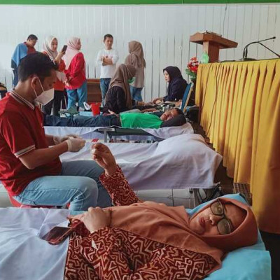 DWP Kemenag Parepare Gelar Donor, Hasilkan 19 Kantong Darah