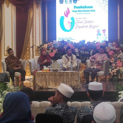 Talksow Hari Santri 2023, Ketua LP2M UIN Alauddin Dorong Pesantren Ramah Anak