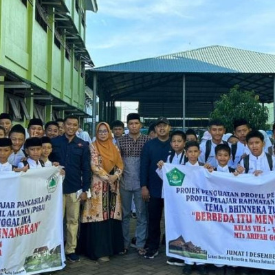 Belajar Kearifan Lokal, Siswa MTss Arifah Telusuri Cagar Budaya Gowa dan Makassar