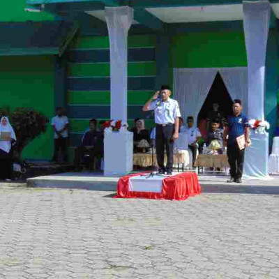 Asisten I Setdakab. Pinrang, Syahruddin Memimpin Apel HAB Ke-78 Kementerian Agama