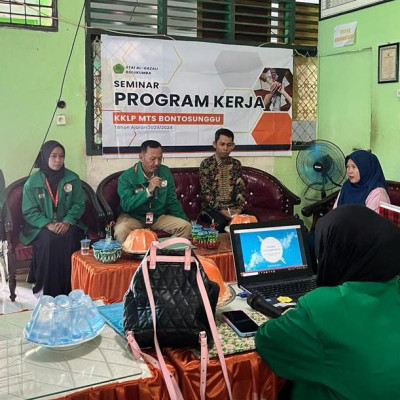 KKLP STAI Al-Gazali Gelar Seminar Proker di MTs Bontosunggu