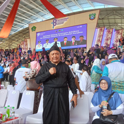 Pembukaan Expo Program Prioritas dan Porseni di Pangkep, Dihadiri Kakankemenag Bulukumba Berbalut Baju Adat Kajang