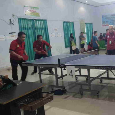 Tim Tenis Meja Kemenag Pinrang Raih Juara Grup Setelah Menang Mudah di Dua Pertandingan