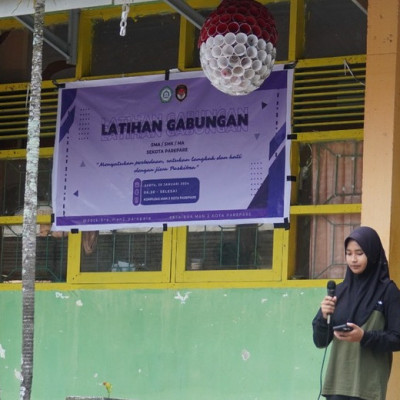 Latgab Paskibra MA/SMA/SMK di MAN 2 Kota Parepare 