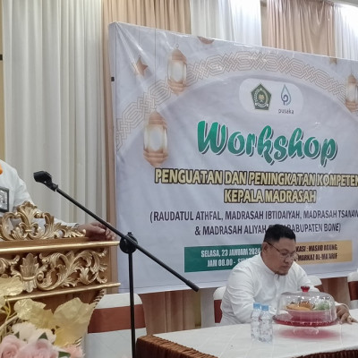 Kepala MAN 3 Bone Ikuti Workshop Peningkatan Kompetensi Kepala Madrasah