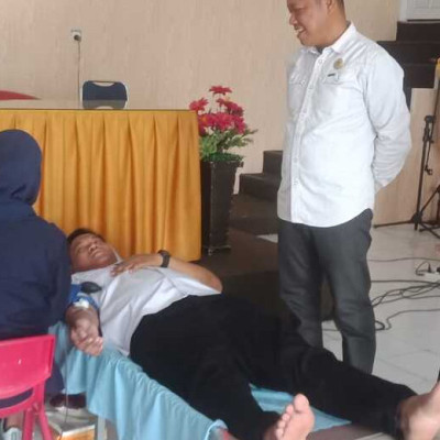 DWP Kemenag Bekerja Sama UDD PMI Kota Parepare Gelar Donor Darah