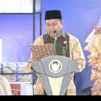 Kakankemenag Maros Baca Doa di Forum yang Dihadiri Presiden Jokowi dan Para Menteri