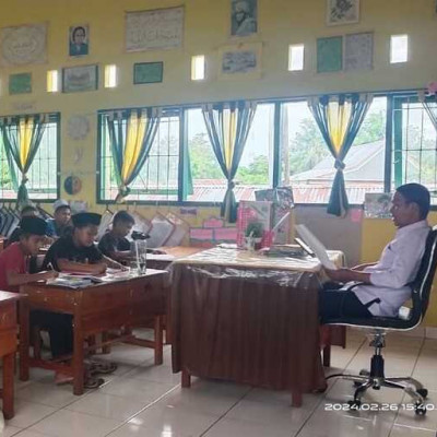 Pra Asesmen Madrasah, Peserdik MIN 7 Bone Gencarkan Bimbel Bahasa Indonesia