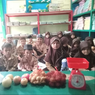 Peserta Didik Kelas IIA MIN 8 Bone Ukur Berat Benda